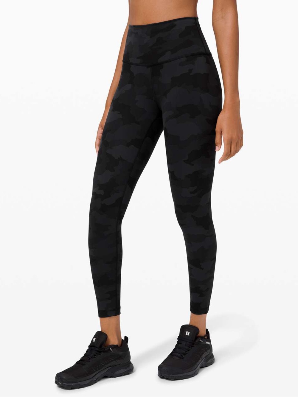 Lululemon Wunder Train High-Rise Tight 25" Heritage 365 Camo Deep Coal Multi